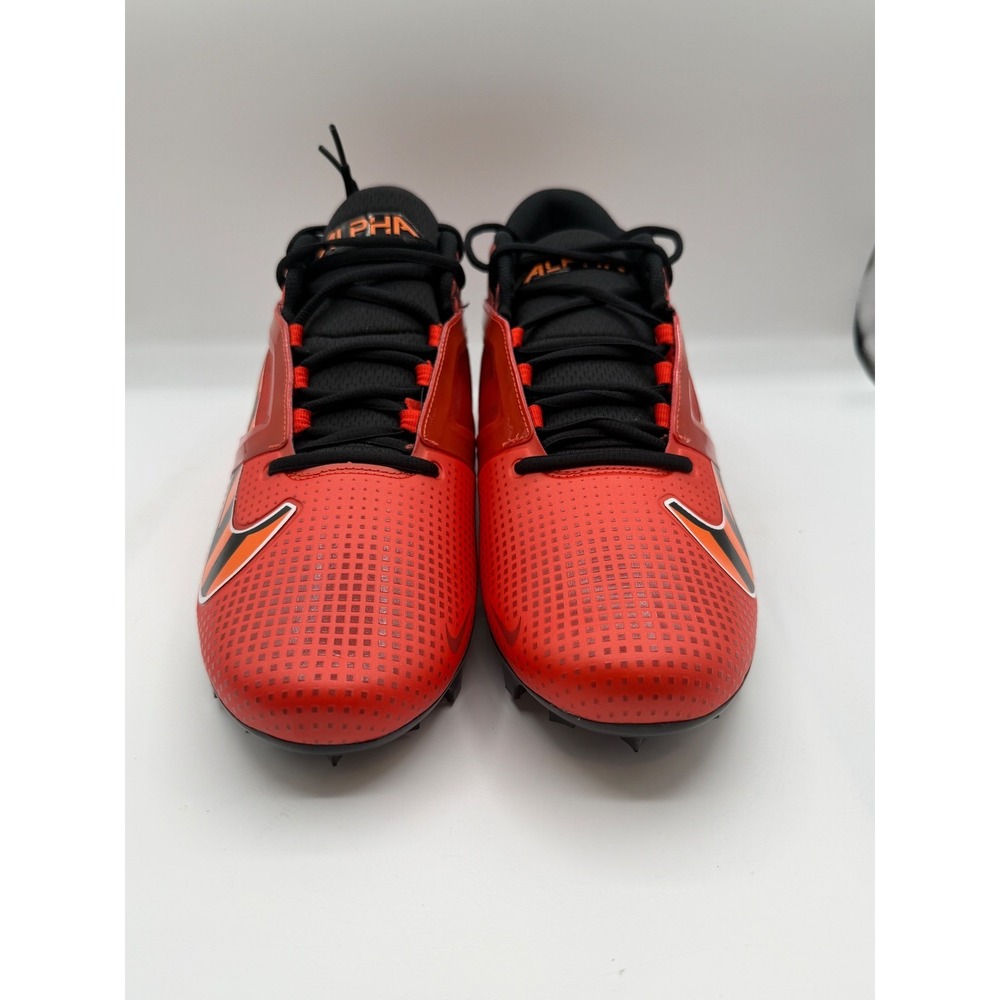 Nike Alpha Menace 4 Pro SE Football Cleats,Men's 13, Red Orange Black FQ3984-600 - Picture 4 of 12